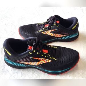 Brooks Men's Adrenaline GTS 22 Shoe Black/ Multicolor Size 12